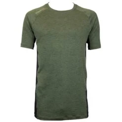 SHORT-SLEEVED T-SHIRT MAN TRAKKER MARL MOISTURE WICKING T SHIRT KHAKI