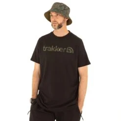 Trakker CR Camo Logo Black T-Shirt -TRAKKER Store trakker cr camo and black logo t shirt 2 1